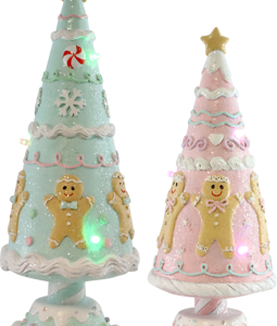 3371 LED-TREES CANDY XMAS S/2